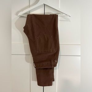 Men’s Lululemon ABC classic-fit Pocket Pant 32”L utilitech in color chocolate